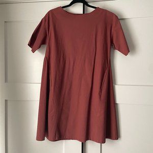 Zara short sleeve babydoll dress